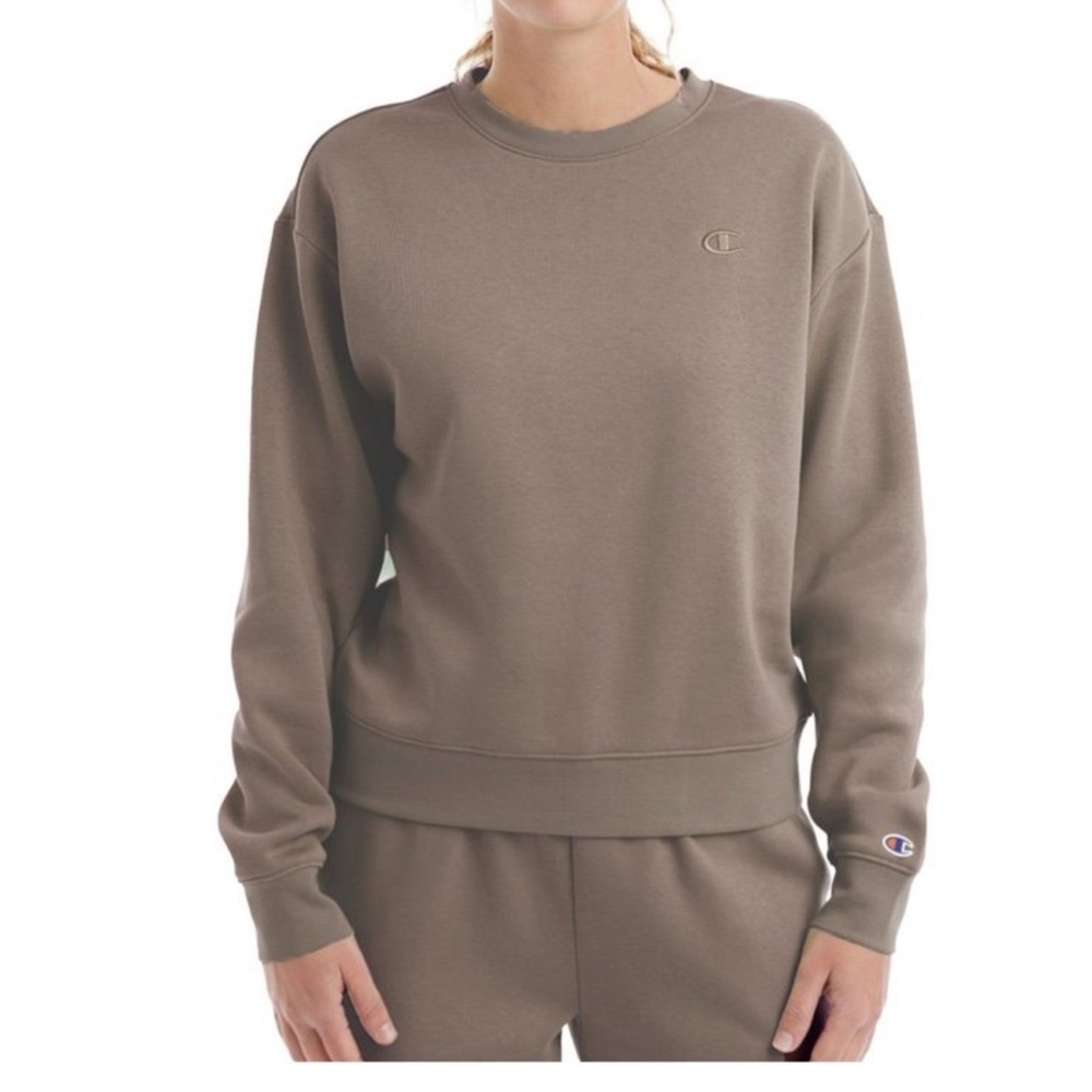 Champion Taupe Crewneck Sweatshirt
